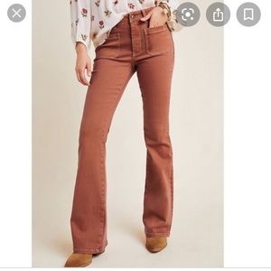 Anthropology high rise bootcut jeans